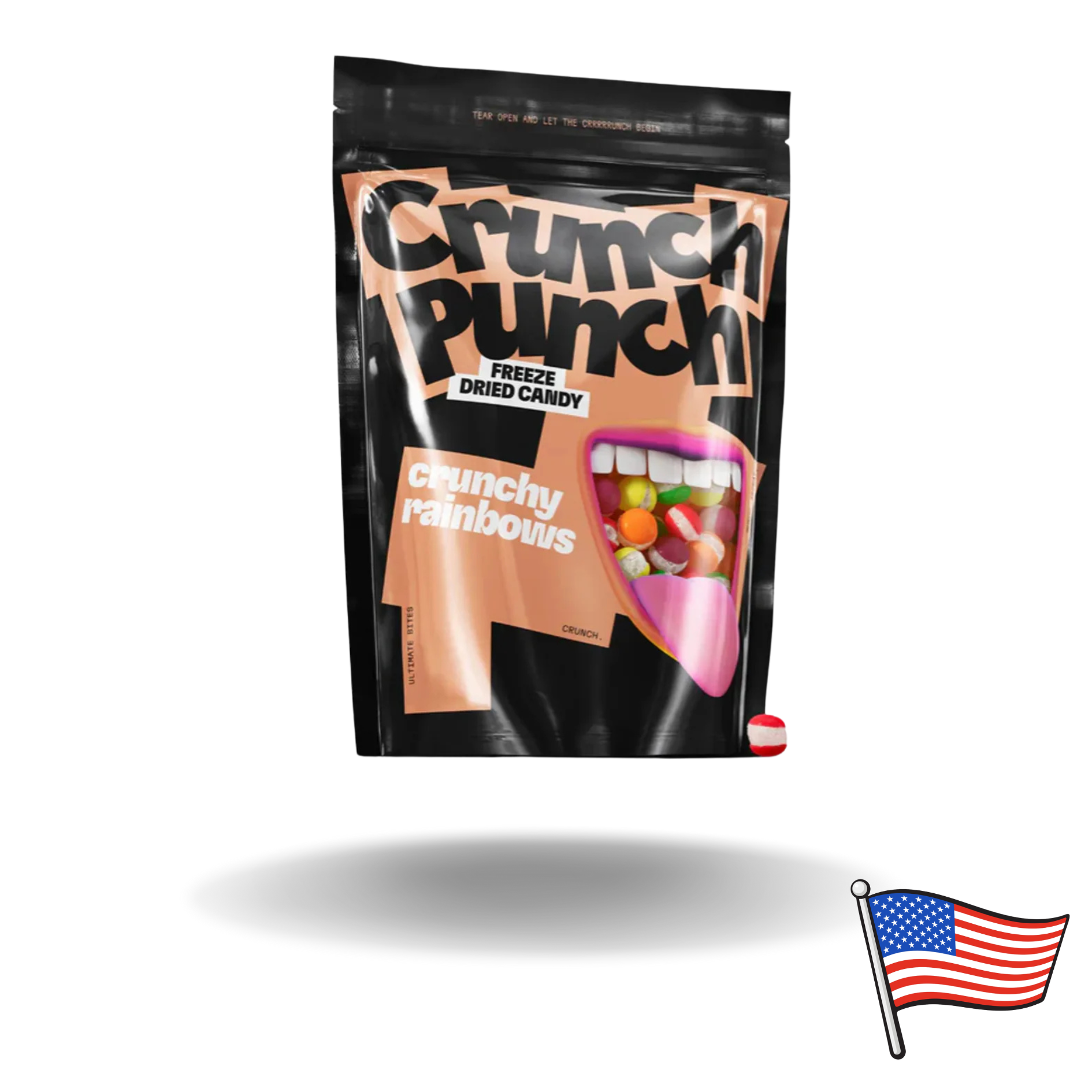 Crunch Punch Freeze-Dried Crunchy Rainbows 100g