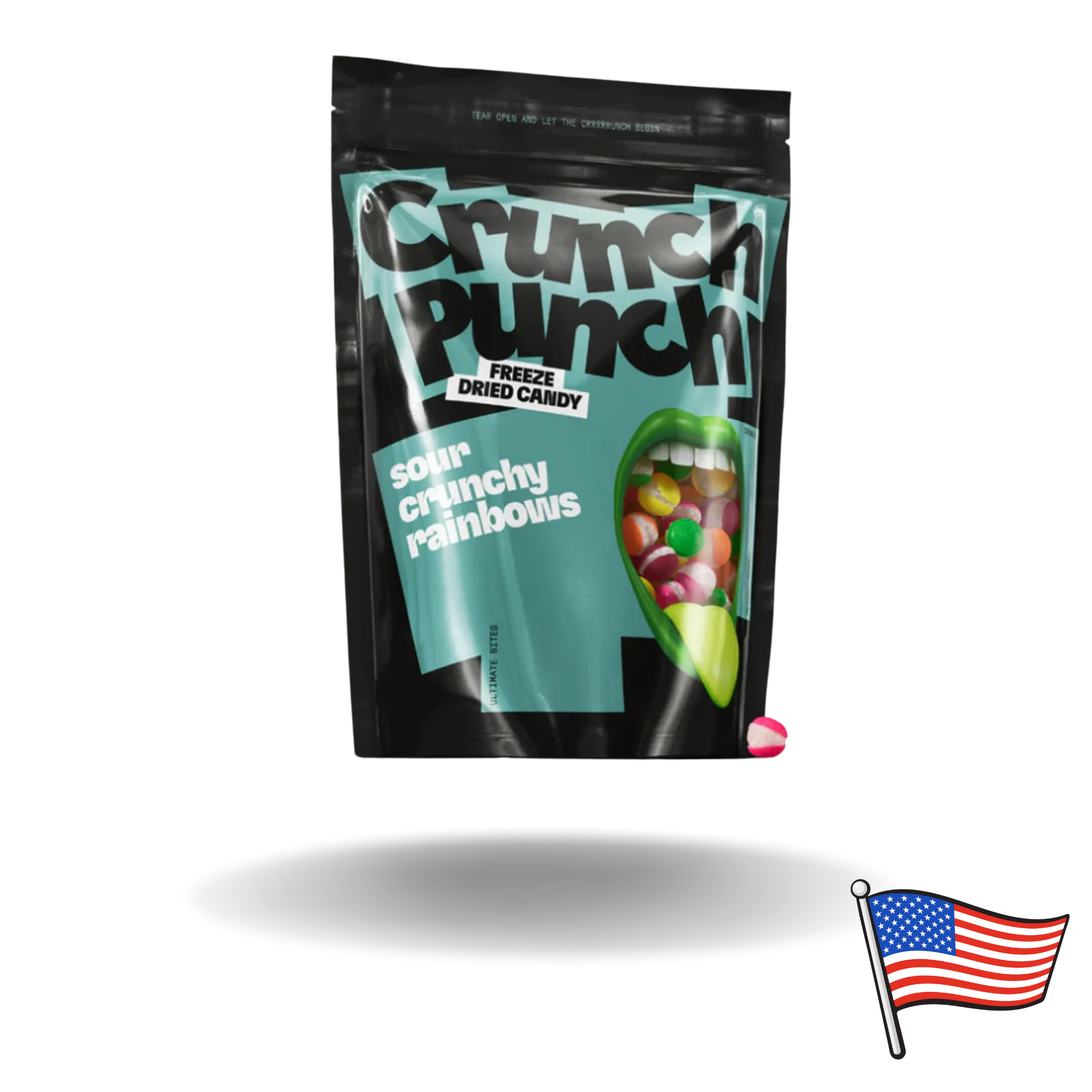 Crunch Punch Freeze-Dried Sour Crunchy Rainbows 100g