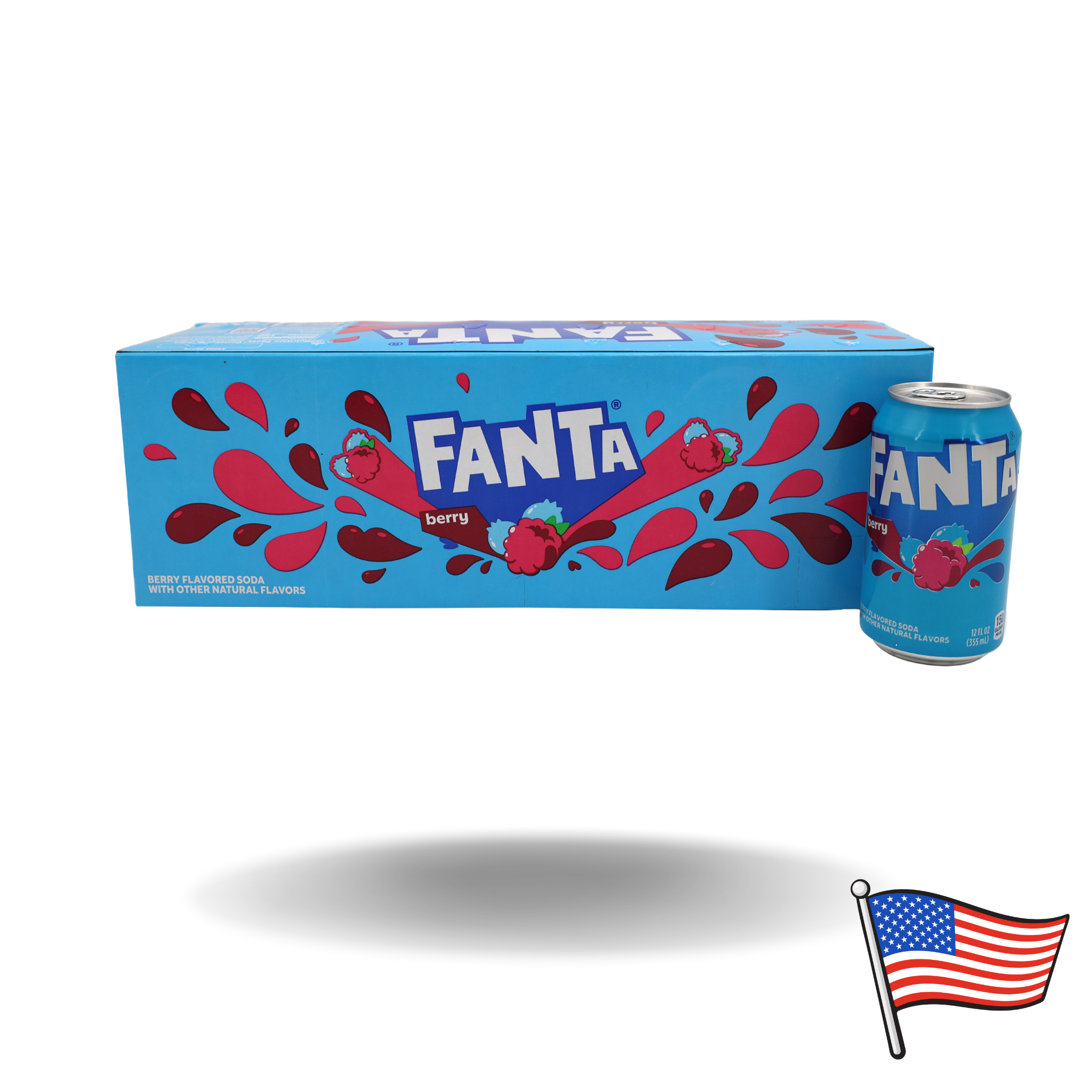 12er Pack Fanta Berry USA 355ml