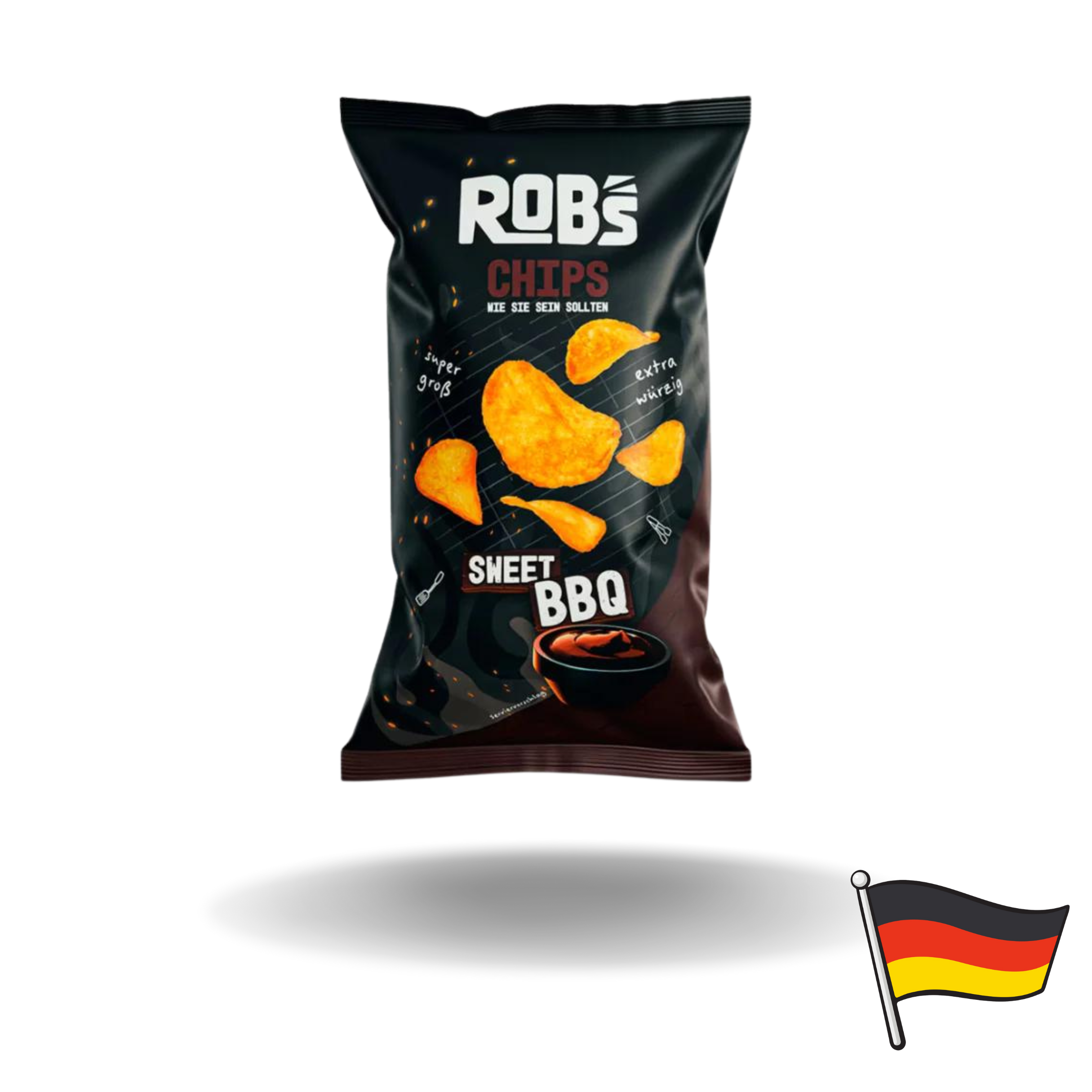 Robs Chips Sweet BBQ 120g